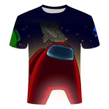 Among Us 3D Printed Breathable Short Sleeves T-Shirt