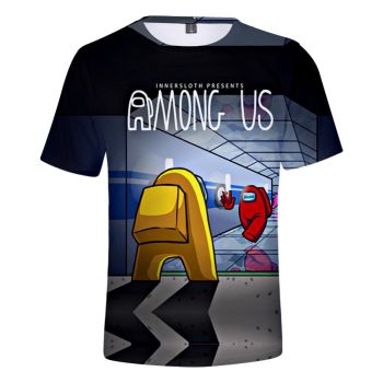 Among Us 3D Printed Casual Short Sleeves T-Shirt