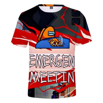 Among Us 3D Printed Casual T-Shirt