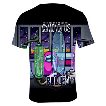 Among Us 3D Printed Short Sleeves T-Shirt