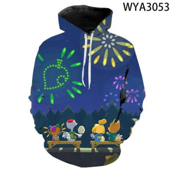Animal Crossing 3D Printed Hoodies Sweatshirts Hooded Pullover