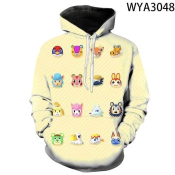 Animal Crossing 3D Printed Hoodies Sweatshirts Hooded Pullover