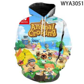 Animal Crossing 3D Printed Hoodies Sweatshirts Hooded Pullover
