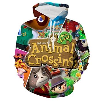 Animal Crossing Hoodies &#8211; Unisex Novelty 3D Hooded Pullover Sweatshirt with Pockets