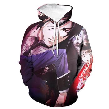 Anime 3D Printed Hooded Pullover &#8211; Black Butler Hoodies