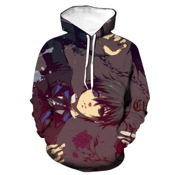 Anime Hooded Pullover &#8211; Black Butler 3D Printed  Hoodies