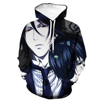 Anime Hooded Pullover &#8211; Black Butler 3D Printed  Hoodies