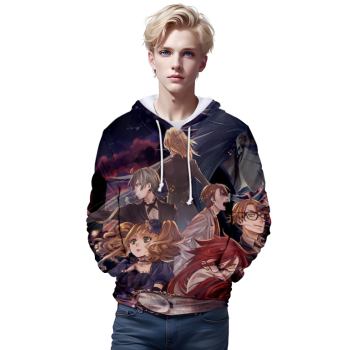 3D Printed Black Butler Hooded Streetwear Pullover Hoodies