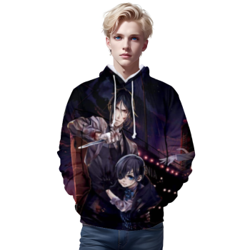 3D Printed Pullover Hoodies &#8211; Black Butler Hooded Streetwear