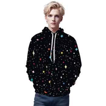 Starry Sky Hoodies Sweatshirt &#8211; 3D Printed Pullover