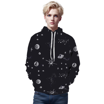 Starry Sky Hoodies Sweatshirt &#8211; 3D Printed Pullover