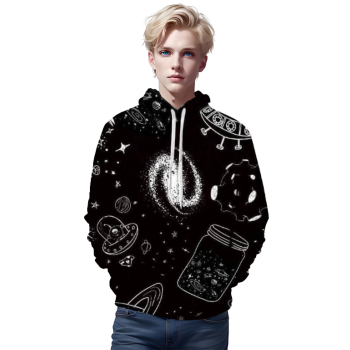 Starry Sky Hoodies Sweatshirt &#8211; 3D Printed Pullover
