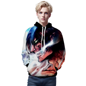 Titan Eren- Attack On 3D Hoodie