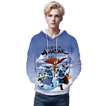 Avatar the Last Airbender 3D Hoodies Sweatshirt &#8211; Anime Hooded Casual Coats