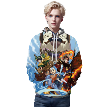 Avatar The Last Airbender Hoodies &#8211; Anime 3D Printed Sweatshirt