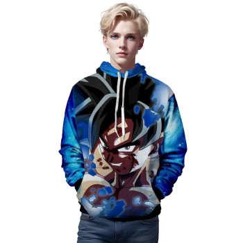 Dragon Ball Goku kame 3D Blue Hoodie