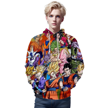 Dragon Ball Hoodies &#8211; Dragon Ball Anime Series GOKU Team Hoodie