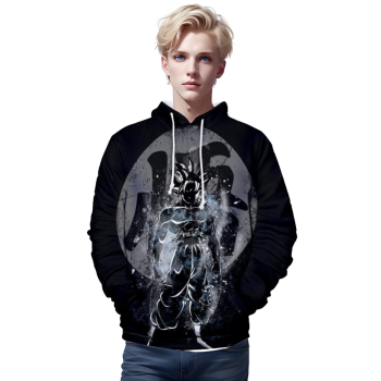 Dragon Ball Hoodies &#8211; Dragon Ball Anime Series Super Saiyan GOKU Black Hoodie