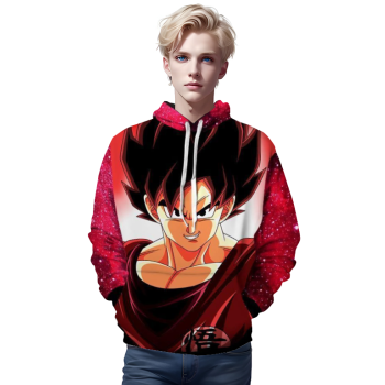 Dragon Ball Red Goku 10x Kaioken Hoodie