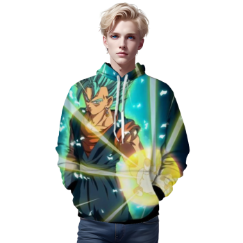 Dragon Ball Super Vegito SSj Blue 3D Hoodie