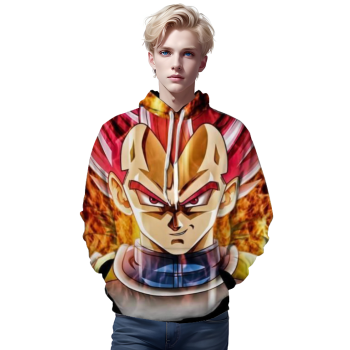 Dragon Ball Super Z Vegeta SSj God 3D hoodie