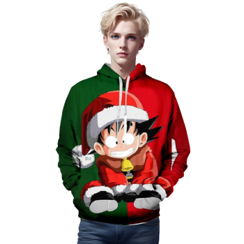 Dragon Ball Z Goku Christmas Pullover Hoodie