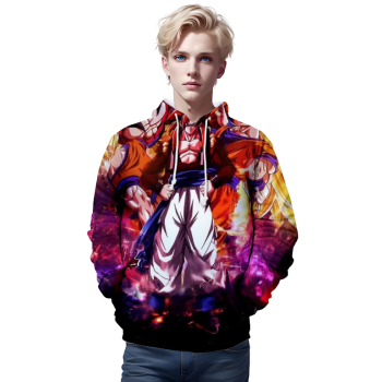 Dragon Ball Z Hoodies &#8211; Dragon Ball Anime Series GOKU Super Saiyan Hoodie