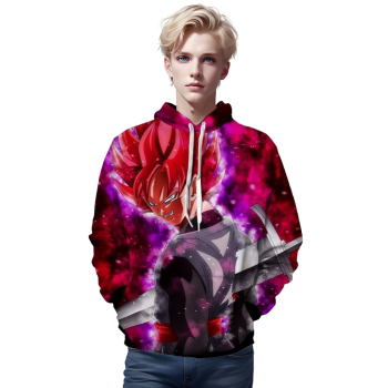 Dragon Ball Z- Evil Black Goku SSJ Rose Hoodie