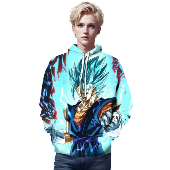 Dragon Ball Z- Super Saiyan Blue Vegito 3D Hoodie