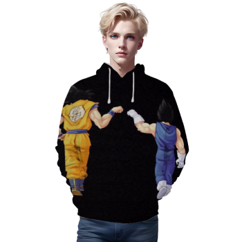 Elegant Dragon Ball Z- 3D Printed Hoodie