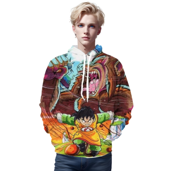Goku 3D Printed Hoodie- Anime Dragon Ball Z