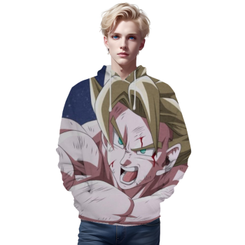 GOKU SSJ Dragon Ball Z 3D Printed Hoodie