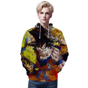 New Super Saiyan Dragon Ball Z- 3D Printed Hoodie
