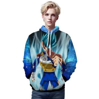 Vegeta SSJ Blue Dragon Ball 3D Hoodie