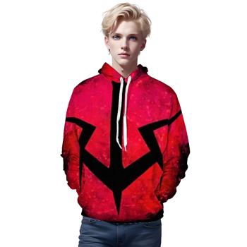 Unisex 3D Full Print Hooded Pullover Sweaters