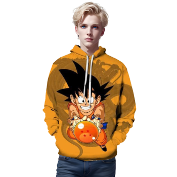 3D Digital Printed Dragon Ball Hoodie