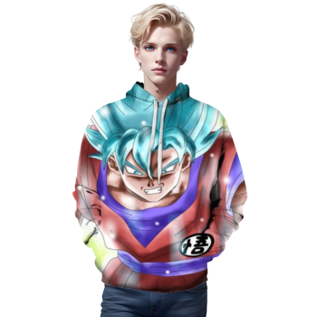 3D Digital Printed Dragon Ball Hoodie