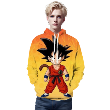 3D Printed Anime Hoodie- Dragon Ball Z