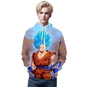 3D Printed Hoodie Anime Dragon Ball Z