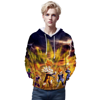 Anime Fashion 3D Printed Dragon Ball Hoodie