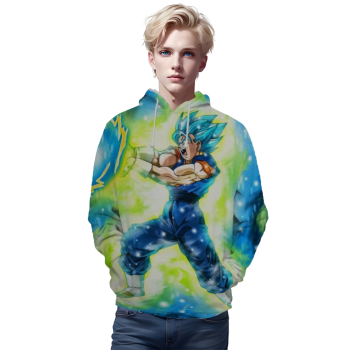 Dragon Ball &#8211; Super Saiyan &#8211; 3D Printed Hoodie