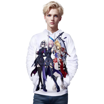 Anime Fate Grand Order Hoodies &#8211; 3D Print Sweatshirts