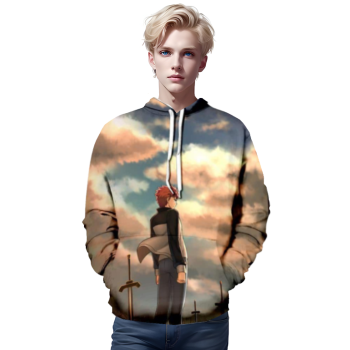 Fate Stay Night 3D Printed Hoodies &#8211; Anime Hooded Sweatshirt Pullover