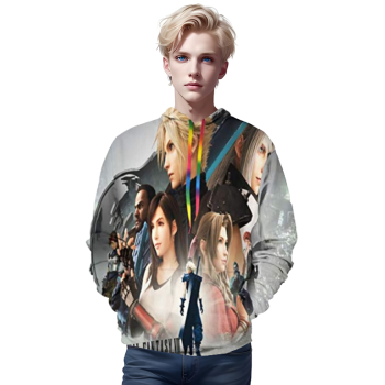 Final Fantasy Hoodie &#8211; 3D Print Long Sleeve Hooded Jumper