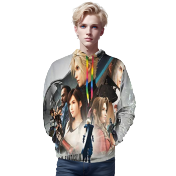 Final Fantasy Hoodie &#8211; 3D Print Long Sleeve Hooded Jumper
