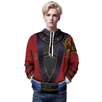 Final Fantasy Hoodie &#8211; Auron 3D Print Long Sleeve Hooded Jumper