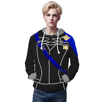 FE Hoodies &#8211; FE Three Houses Hooded Fashion Zipper Coat