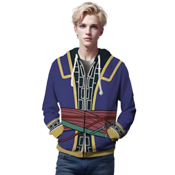 FE Hoodies &#8211; FE Three Houses Hooded Fashion Zipper Coat