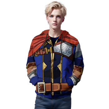 FE Hoodies &#8211; FE Three Houses Hooded Fashion Zipper Coat