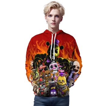 Five Nights at Freddy&#8217;s Hoodies for Kids Teens &#8211; 3D Boys and Girls Pullover Hoodie